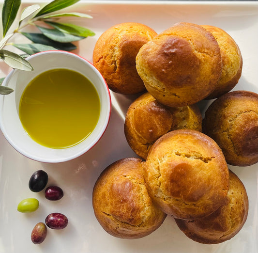 Olive Oil Cornbread Muffins